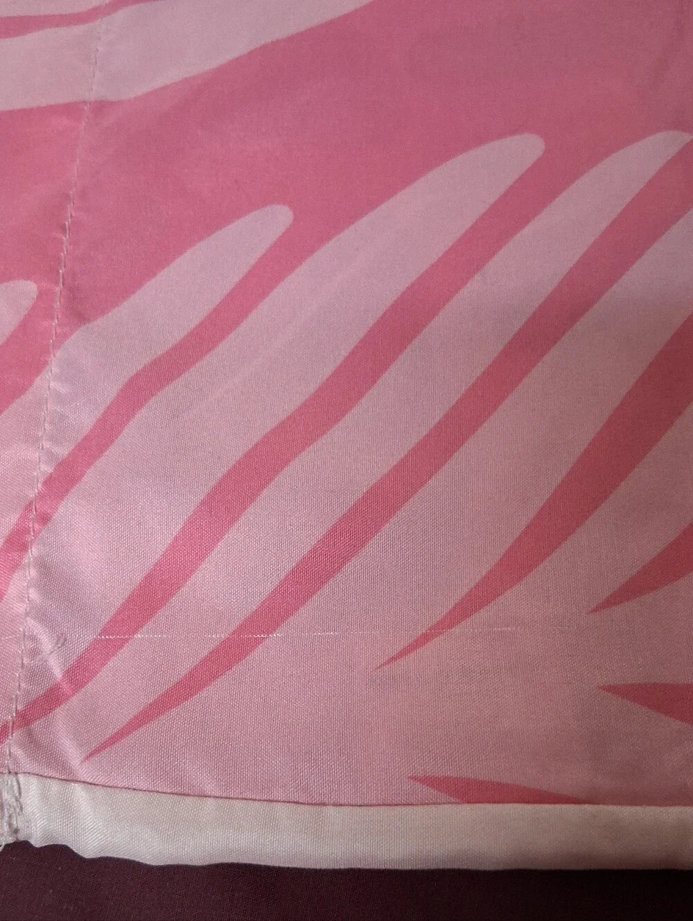 Hello Kitty Standard Size Pillowcase With Tropical Leaves.